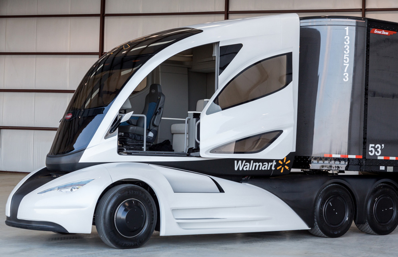 Illustration for article titled This Futuristic Truck Was Actually Designed By Walmart